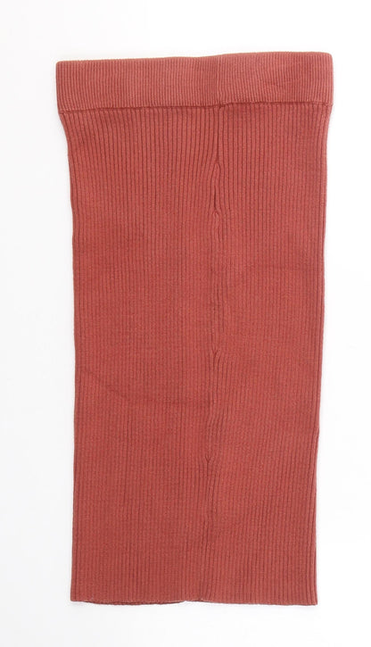 Glamorous Womens Red  Cotton A-Line Skirt Size 2XS