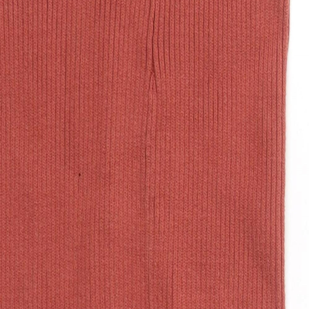 Glamorous Womens Red  Cotton A-Line Skirt Size 2XS