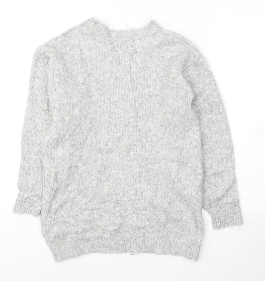 Womens UK Size XS H&M Grey Pullover Jumper