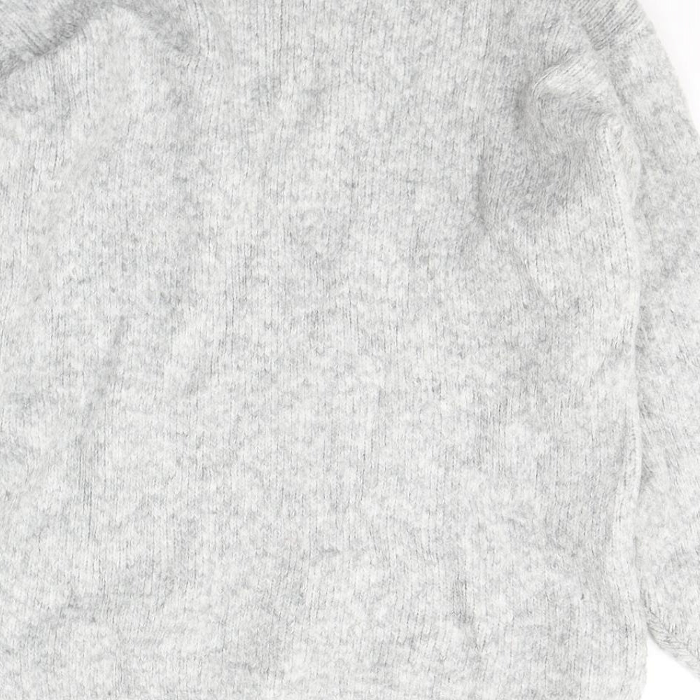 Womens UK Size XS H&M Grey Pullover Jumper