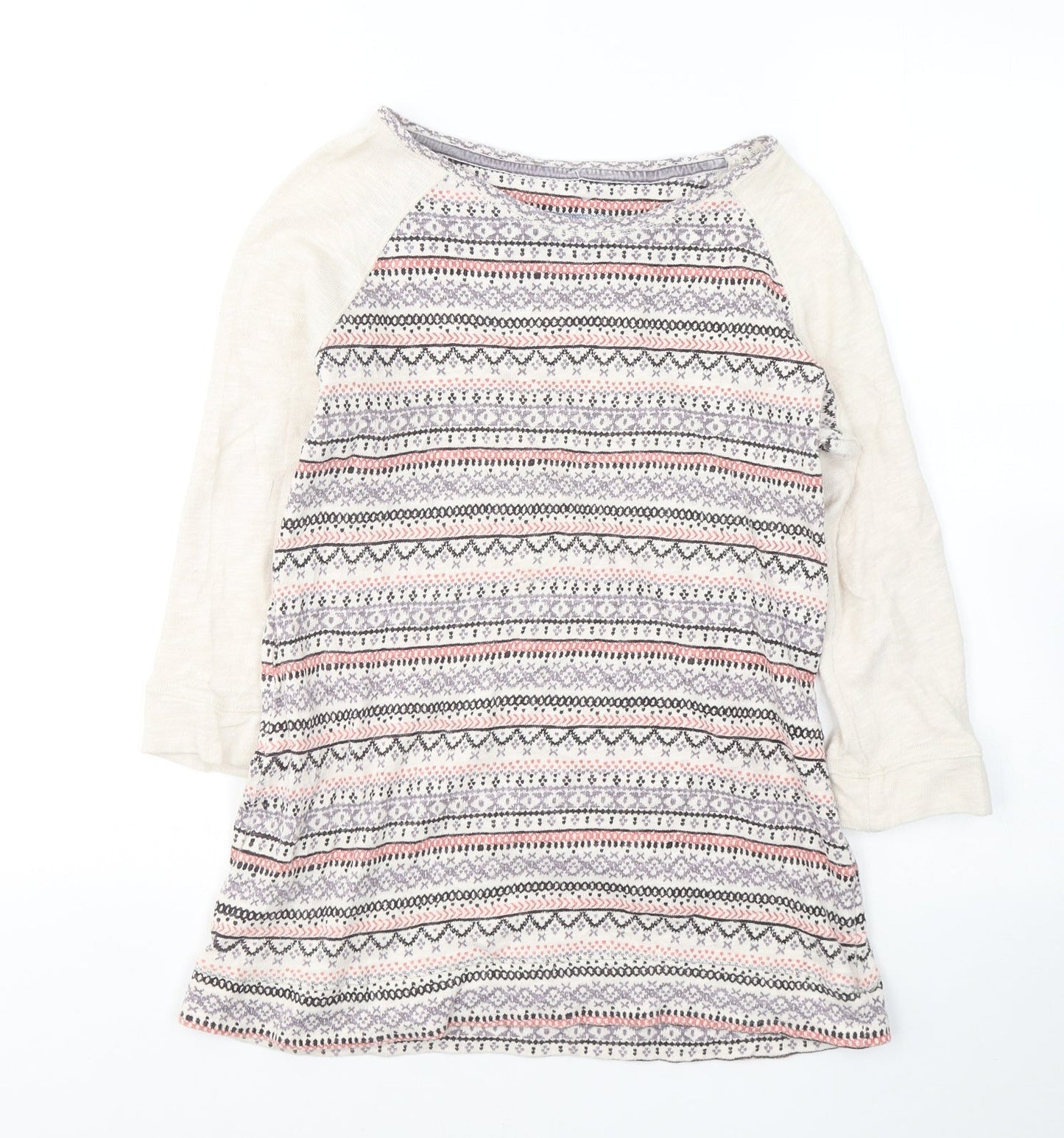 Womens UK Size 8 Marks and Spencer Beige Pullover Jumper