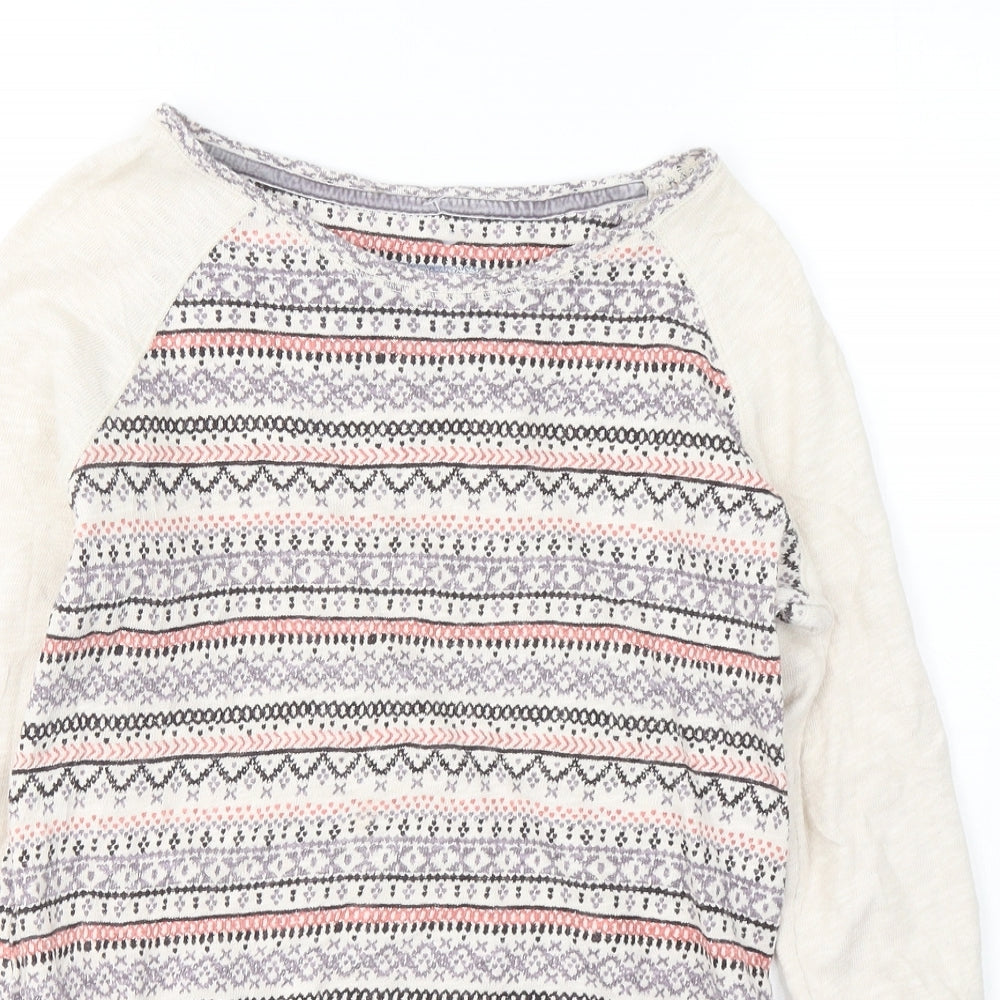 Womens UK Size 8 Marks and Spencer Beige Pullover Jumper