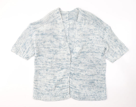 Gap Womens White V-Neck  Cotton Cardigan Jumper Size L