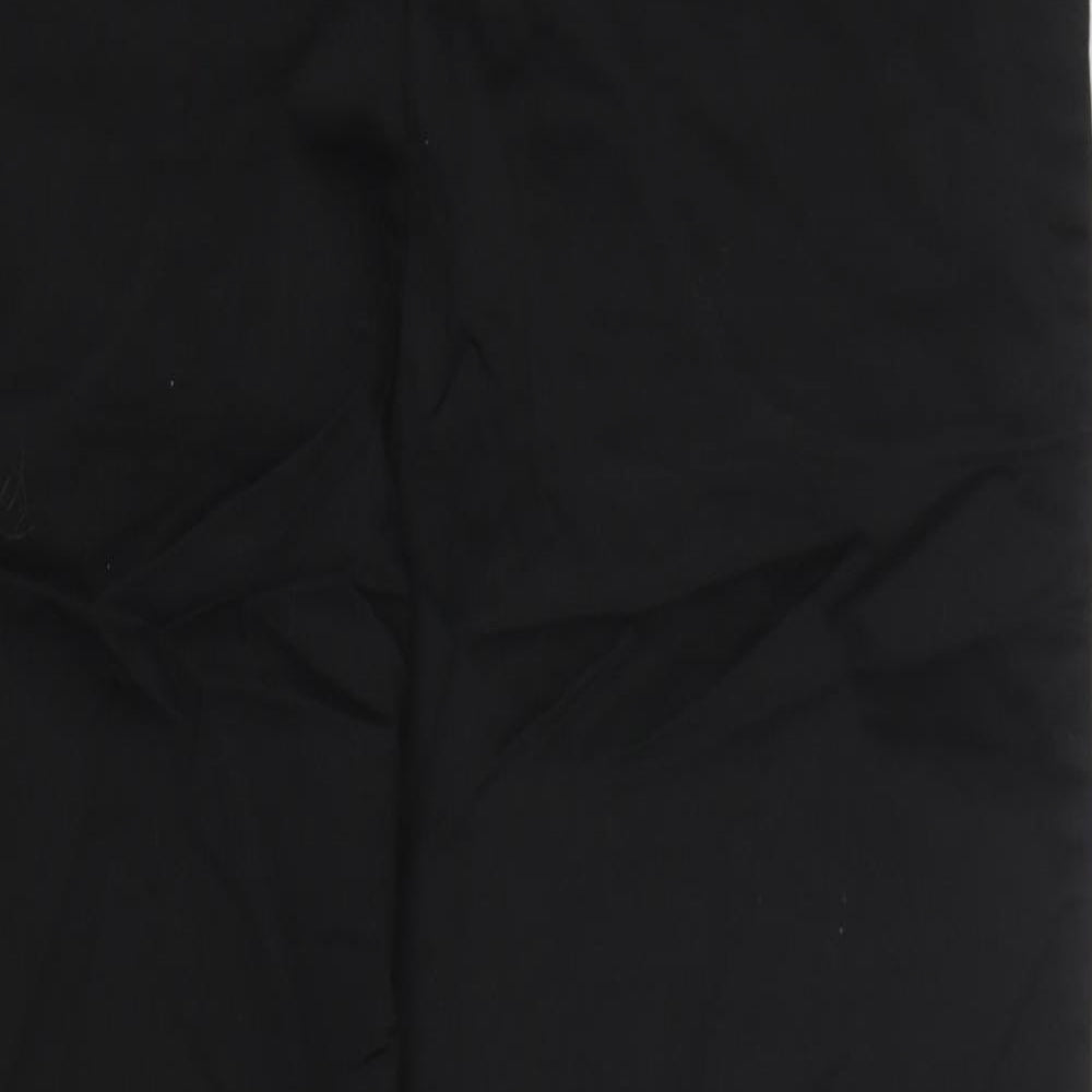 Stalk By You Womens Black  Polyester Trousers  Size 18 L30 in Regular Button