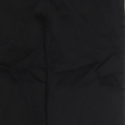 Stalk By You Womens Black  Polyester Trousers  Size 18 L30 in Regular Button