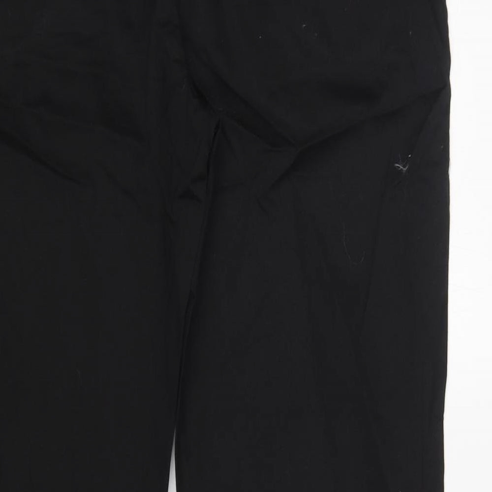 Stalk By You Womens Black  Polyester Trousers  Size 18 L30 in Regular Button