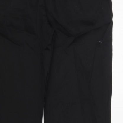 Stalk By You Womens Black  Polyester Trousers  Size 18 L30 in Regular Button