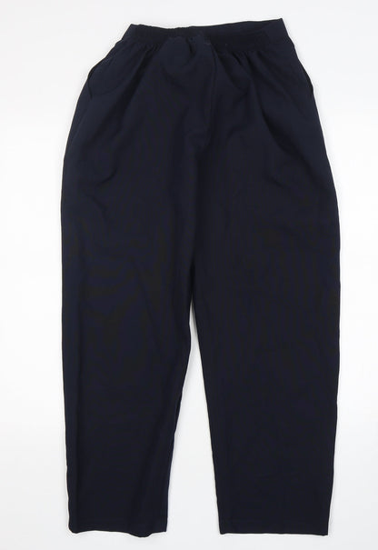 Womens UK Size 16 Preworn Regular Fit  Blue Trousers