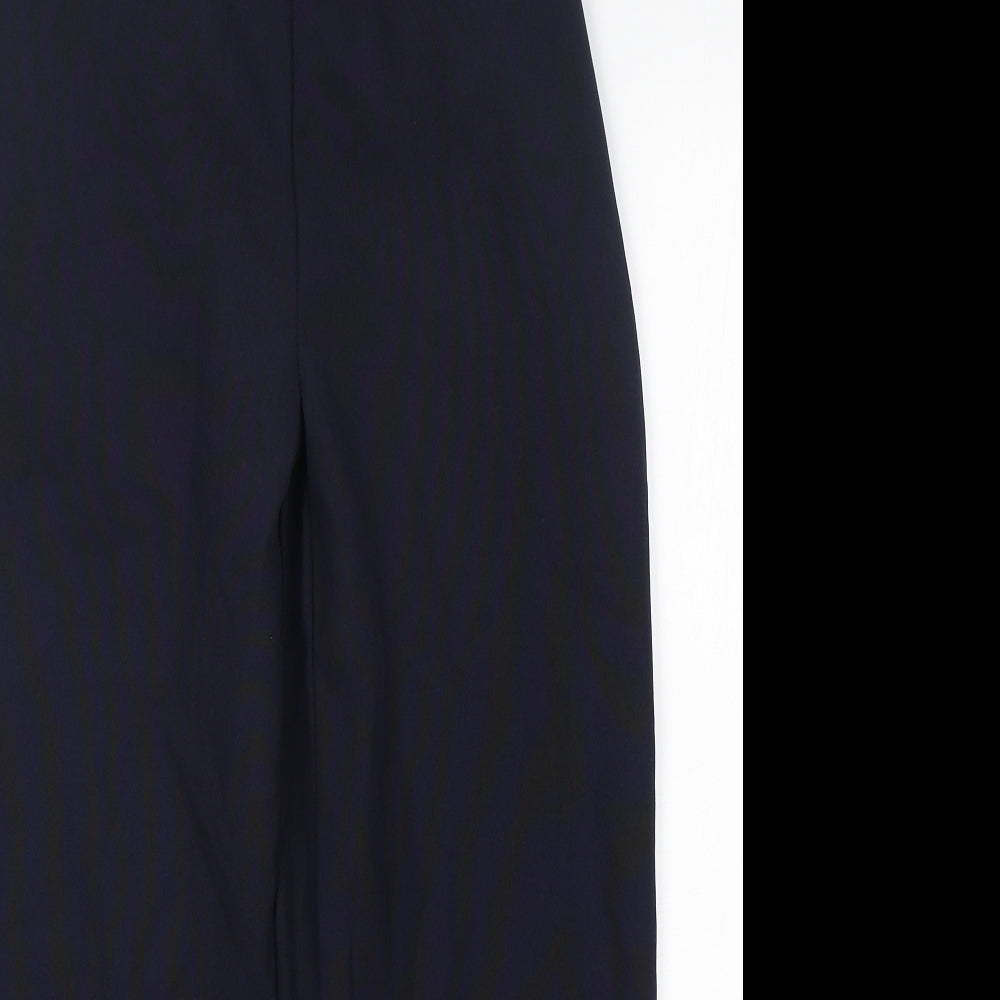 Womens UK Size 16 Preworn Regular Fit  Blue Trousers