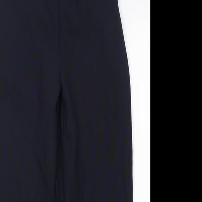 Womens UK Size 16 Preworn Regular Fit  Blue Trousers