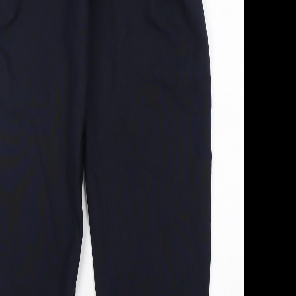 Womens UK Size 16 Preworn Regular Fit  Blue Trousers
