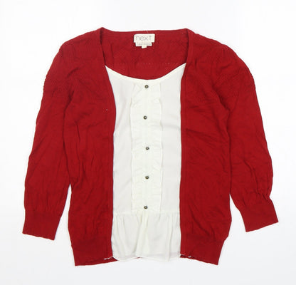 Womens UK Size 12 NEXT Multicoloured Pullover Jumper