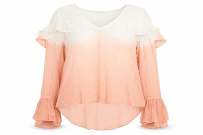 Womens UK Size 10 NEXT Pink Basic Blouse