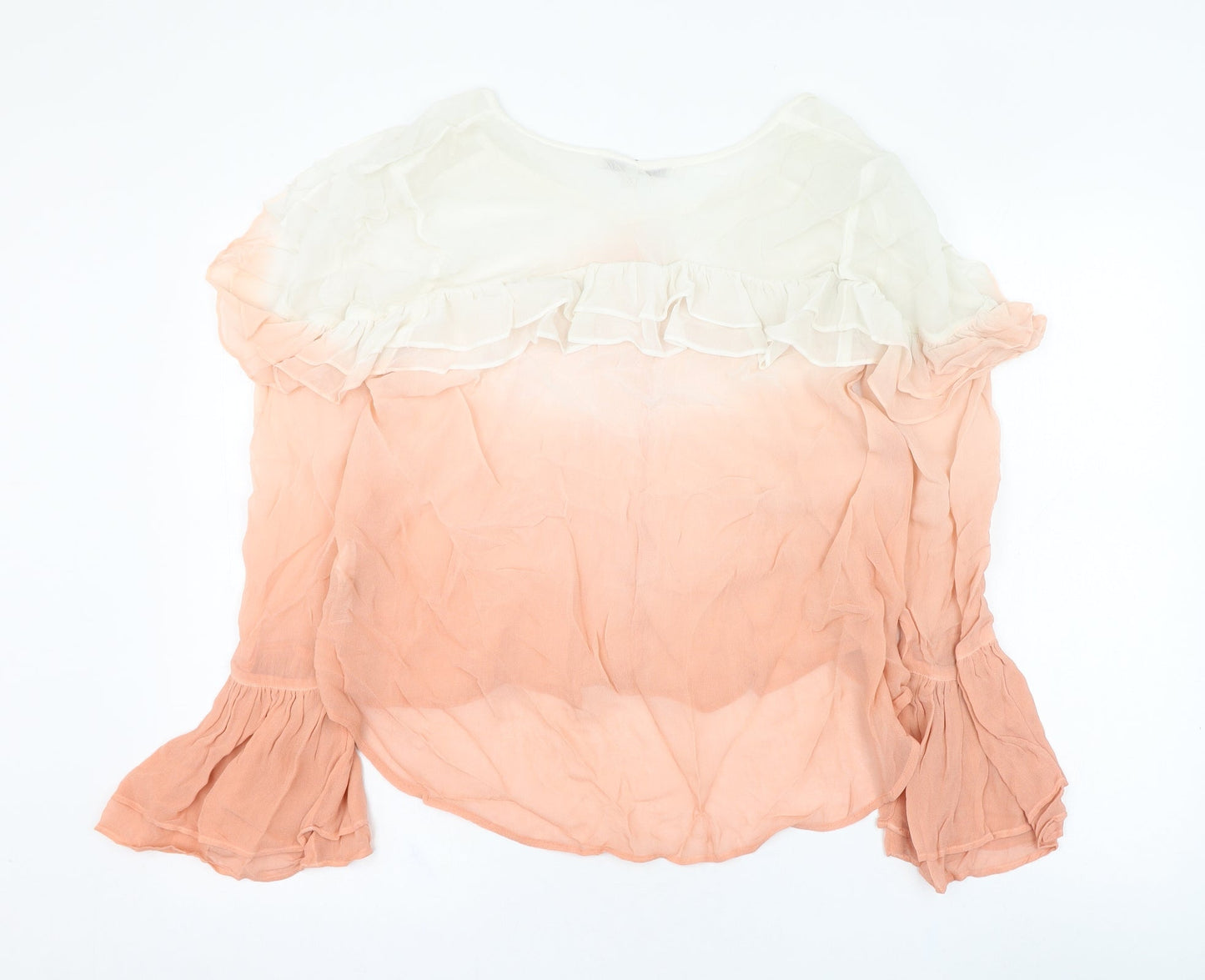 Womens UK Size 10 NEXT Pink Basic Blouse