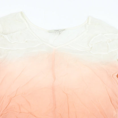 Womens UK Size 10 NEXT Pink Basic Blouse