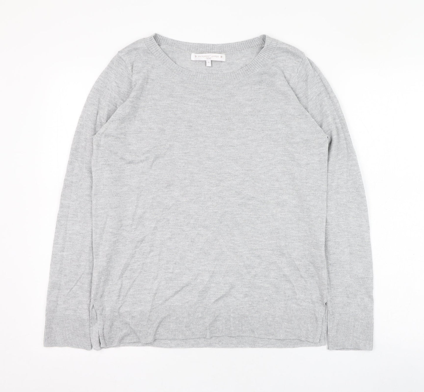 Womens UK Size 14 NEXT Grey Pullover Jumper