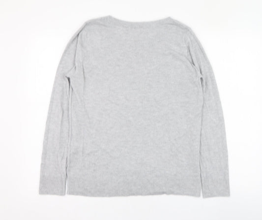 Womens UK Size 14 NEXT Grey Pullover Jumper