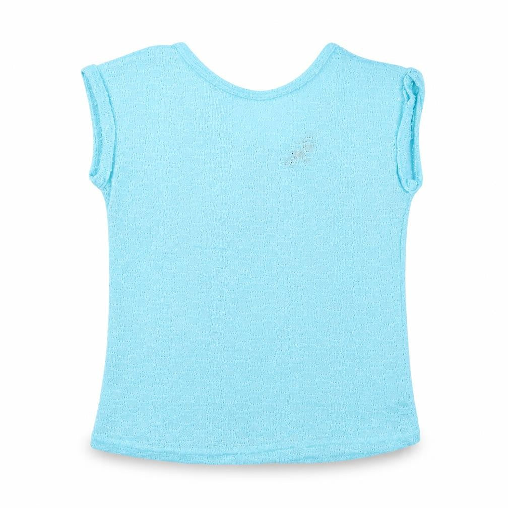 Womens UK Size 8 New Look Blue Basic T-Shirt