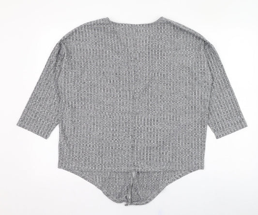 Womens UK Size 14 Papaya Grey Pullover Jumper