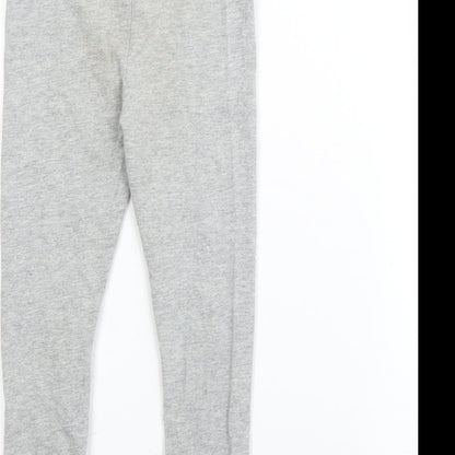 Gap Girls Grey  Cotton Pedal Pusher Trousers Size 3 Years  Regular