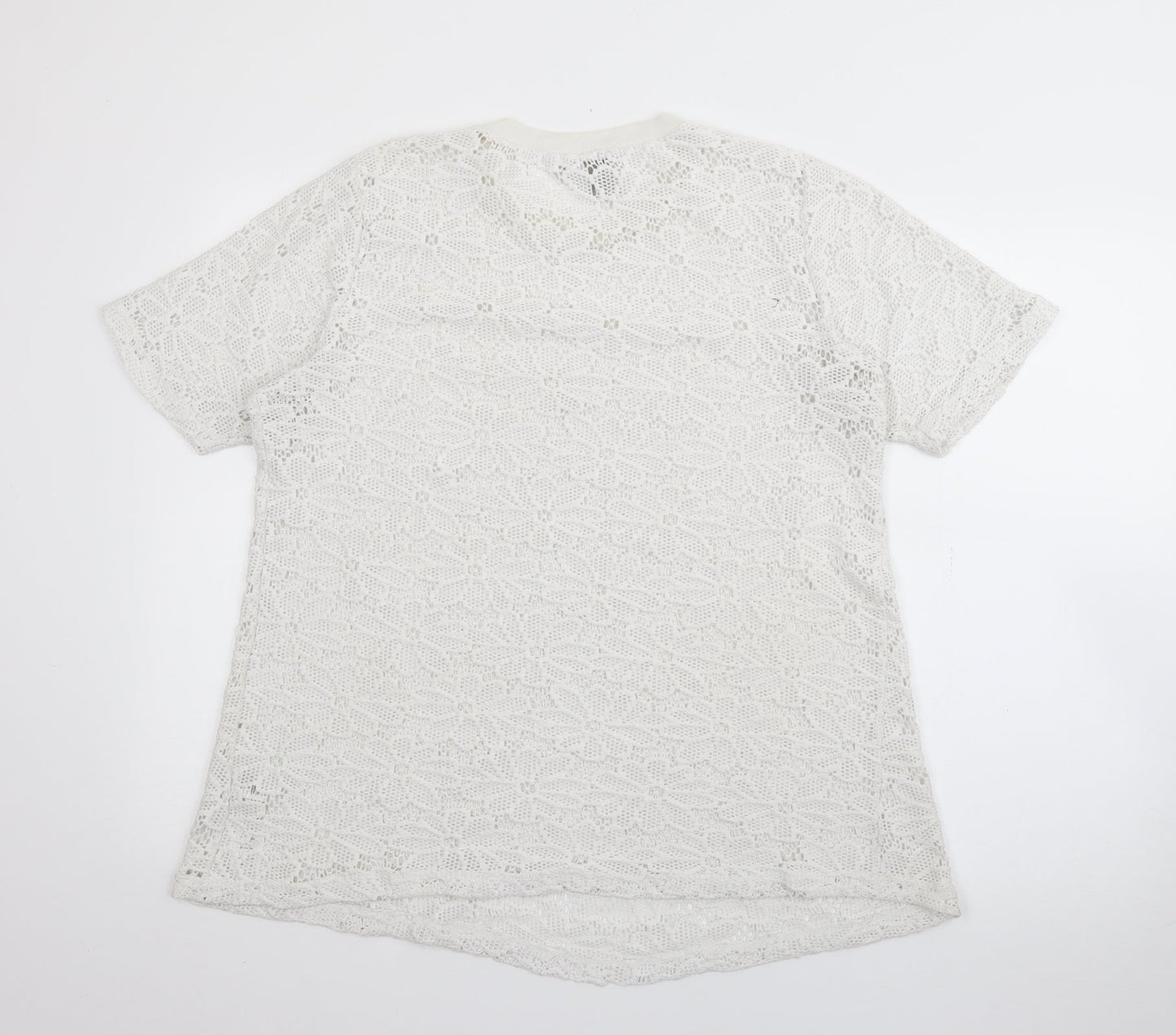 Womens UK Size 12 ASOS White Pullover Jumper