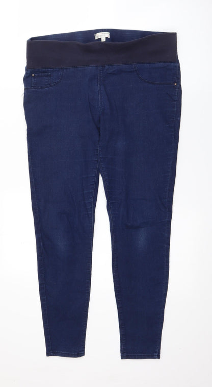 Womens UK Size 10 Papaya Regular Fit Jegging Blue Jeans