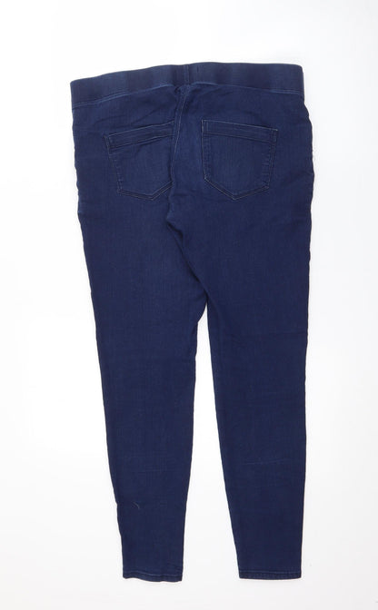 Womens UK Size 10 Papaya Regular Fit Jegging Blue Jeans