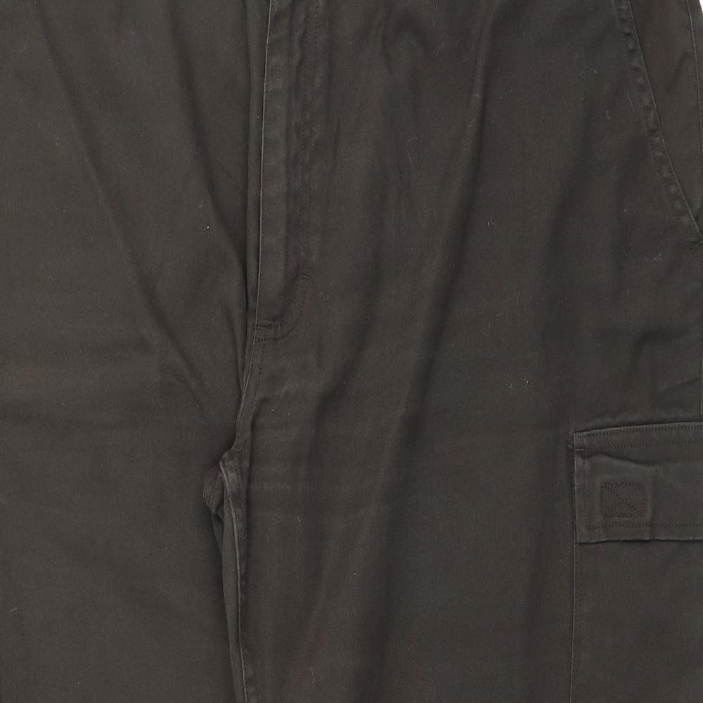 Womens UK Size 4XL DECATHLON Regular Fit Cargo Green Trousers