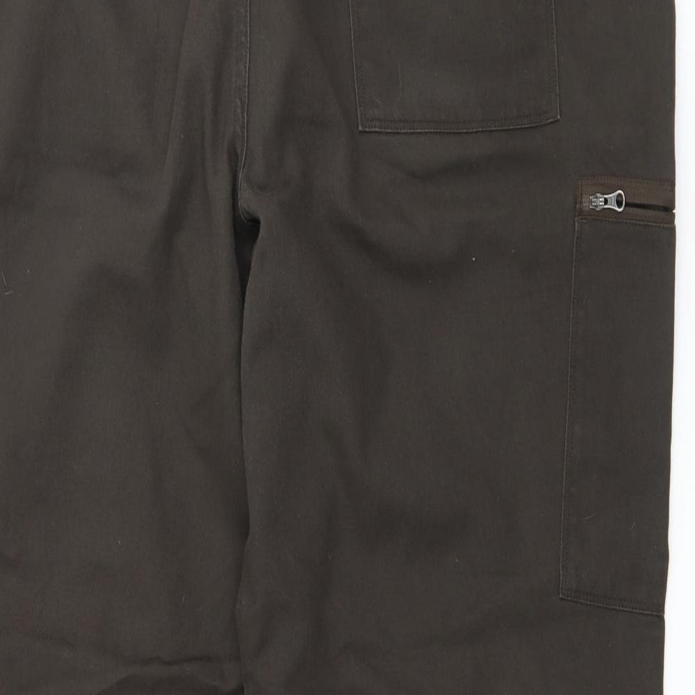 Womens UK Size 4XL DECATHLON Regular Fit Cargo Green Trousers