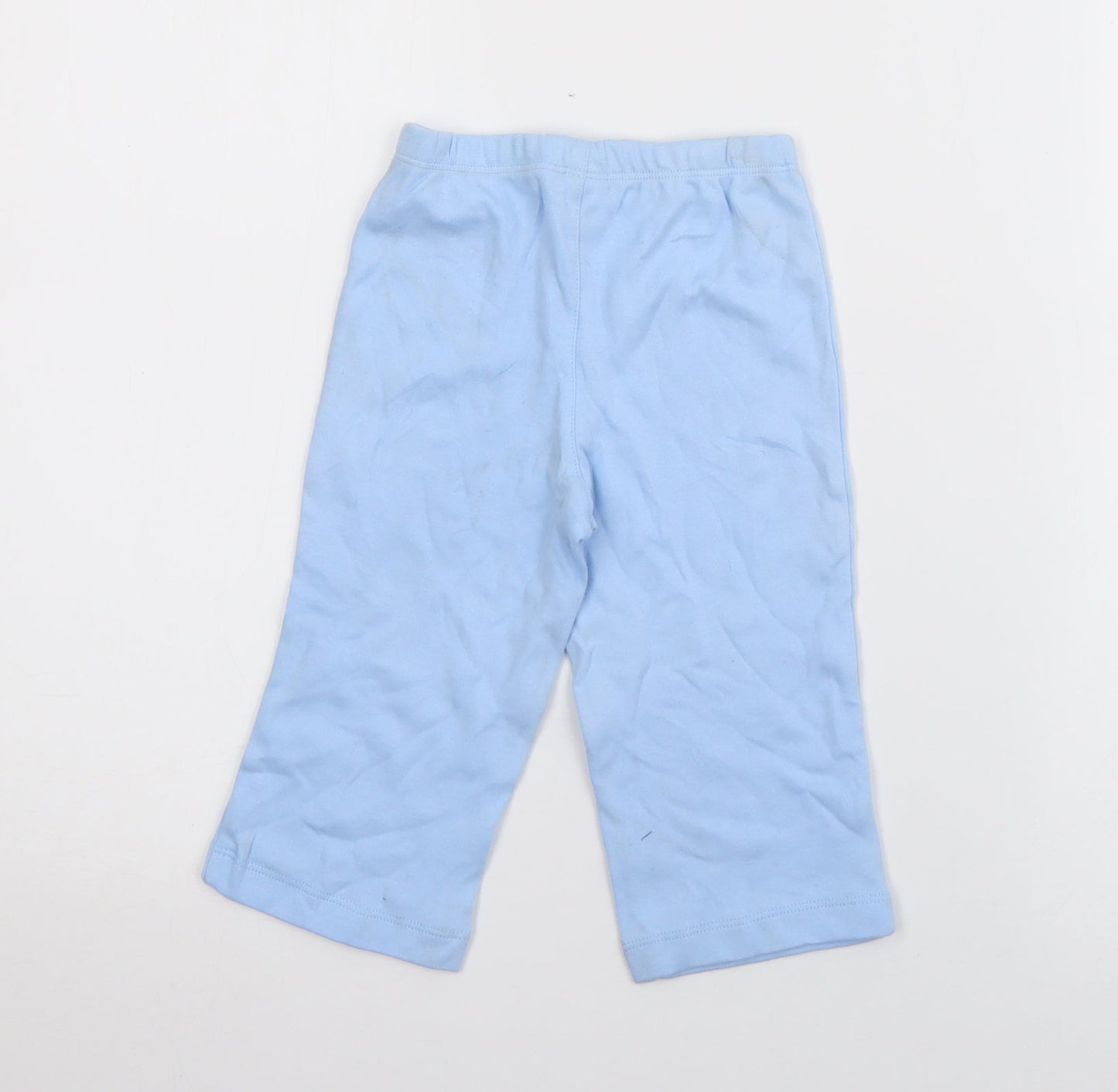 Carters Baby Blue  Cotton Jogger Trousers Size 12 Months