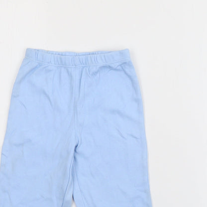 Carters Baby Blue  Cotton Jogger Trousers Size 12 Months