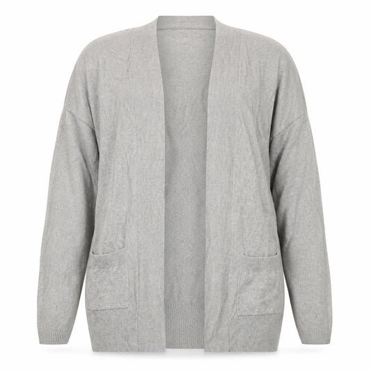 Womens UK Size L ESMARA Grey Cardigan Jumper