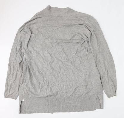 Womens UK Size L ESMARA Grey Cardigan Jumper