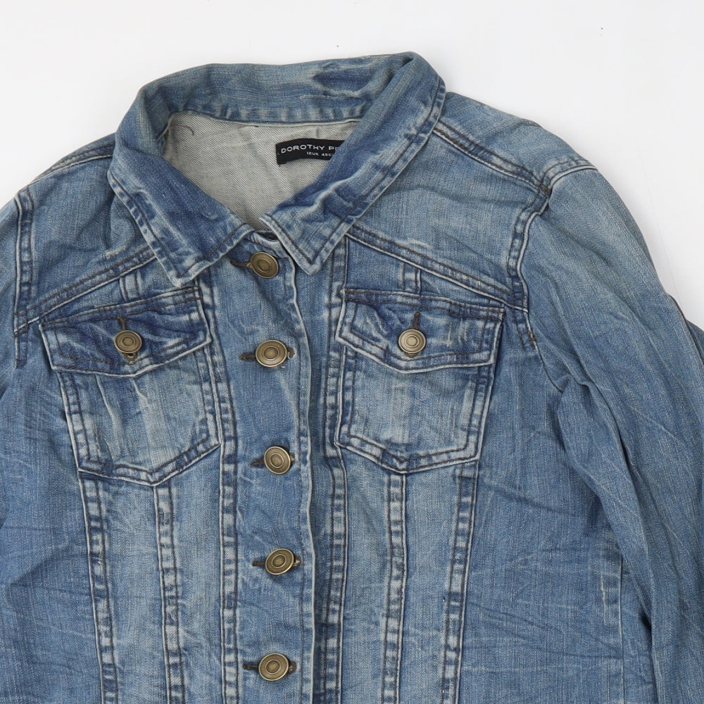 Womens UK Size 12 Dorothy Perkins Blue Jacket