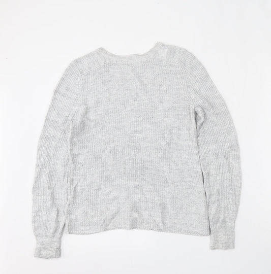 Womens UK Size 10 NEXT Grey Pullover Jumper