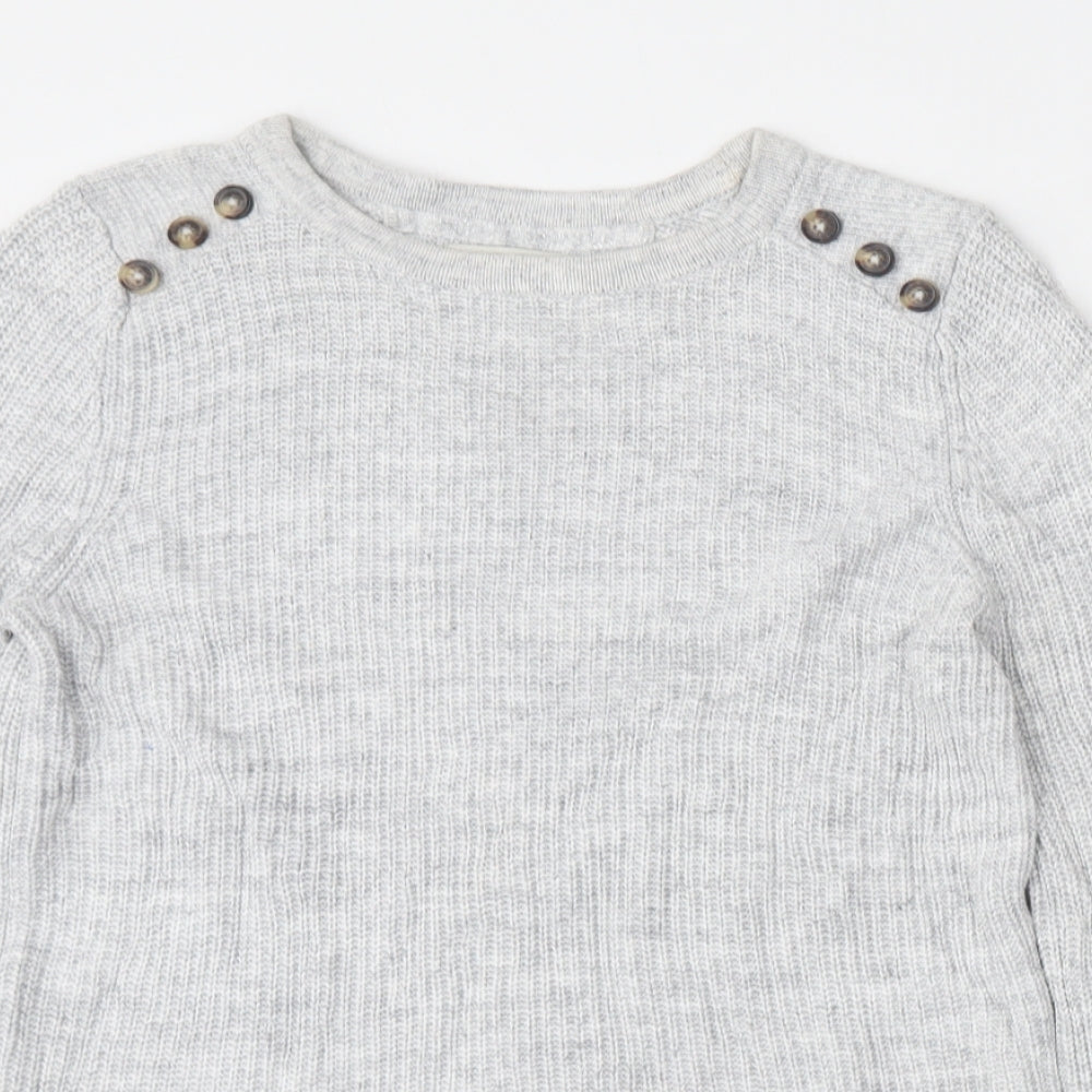 Womens UK Size 10 NEXT Grey Pullover Jumper