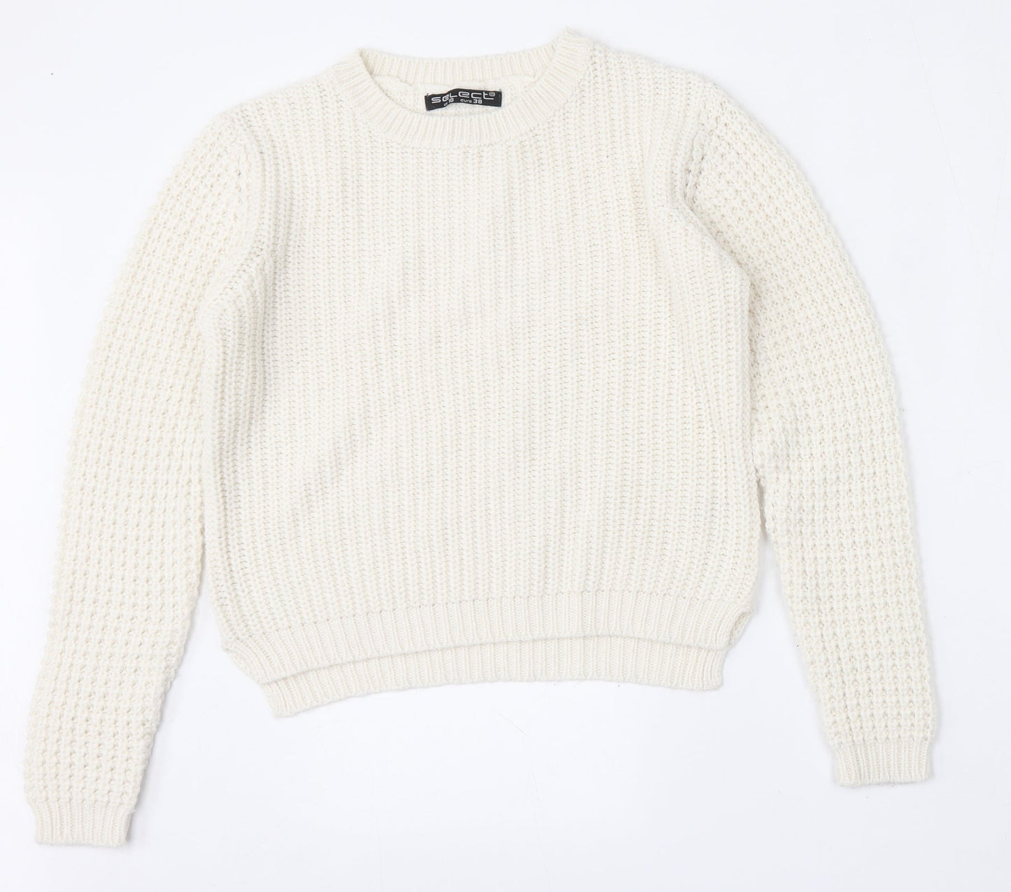 Womens UK Size 10 Select Beige Pullover Jumper