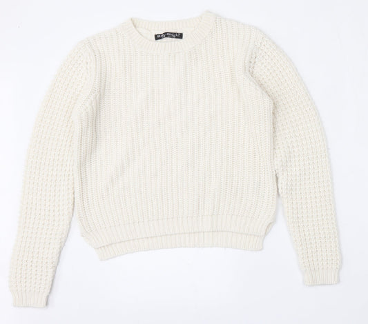 Womens UK Size 10 Select Beige Pullover Jumper