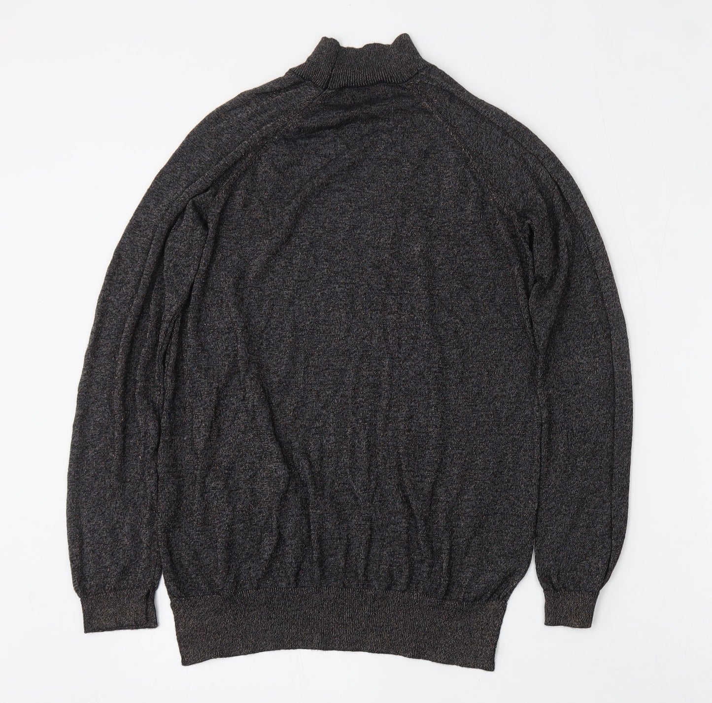 F&F Womens Black Round Neck  Viscose Pullover Jumper Size 10