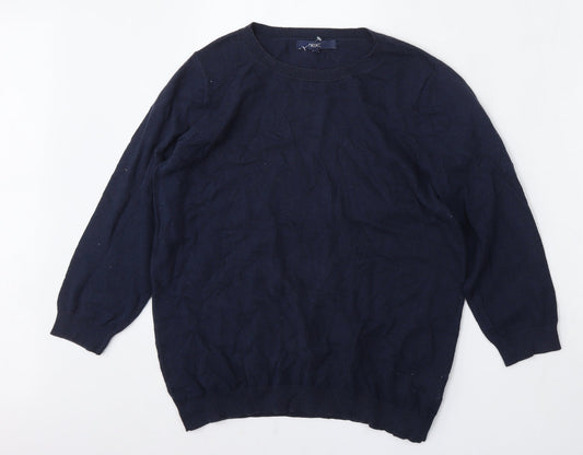 Womens UK Size 14 NEXT Blue Pullover Jumper