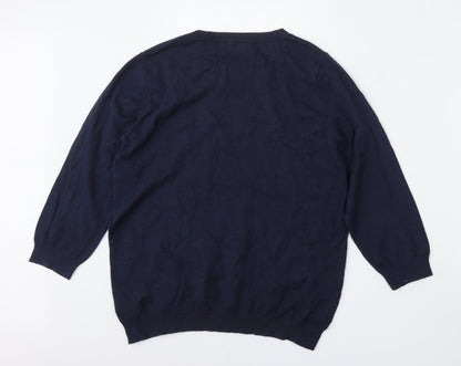 Womens UK Size 14 NEXT Blue Pullover Jumper