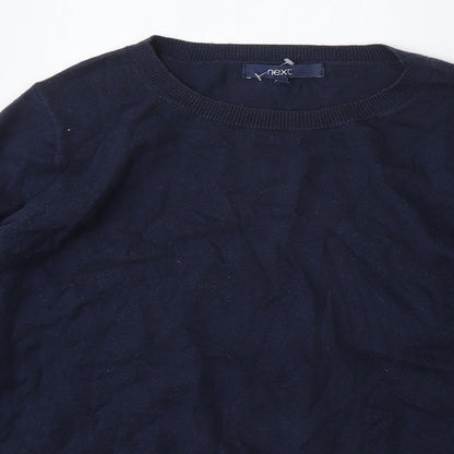 Womens UK Size 14 NEXT Blue Pullover Jumper