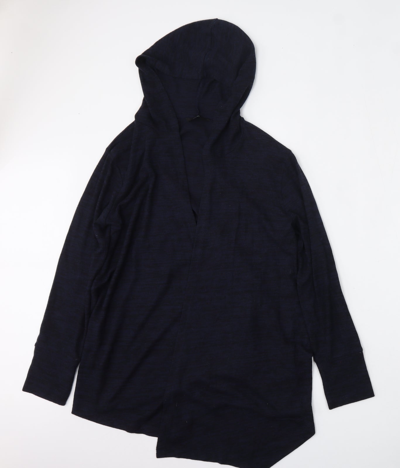 George Womens Blue V-Neck  Polyester Cardigan Jumper Size 12