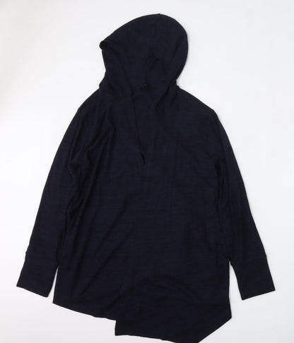 George Womens Blue V-Neck  Polyester Cardigan Jumper Size 12