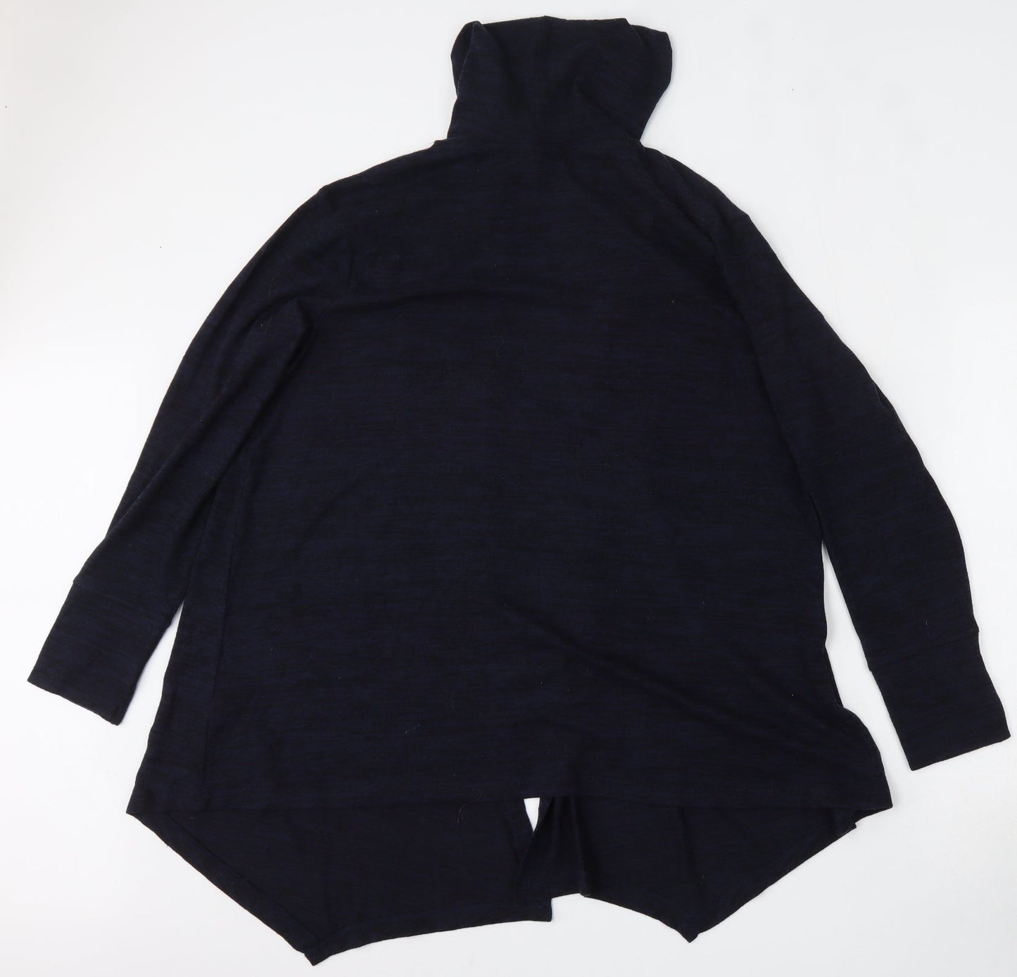 George Womens Blue V-Neck  Polyester Cardigan Jumper Size 12