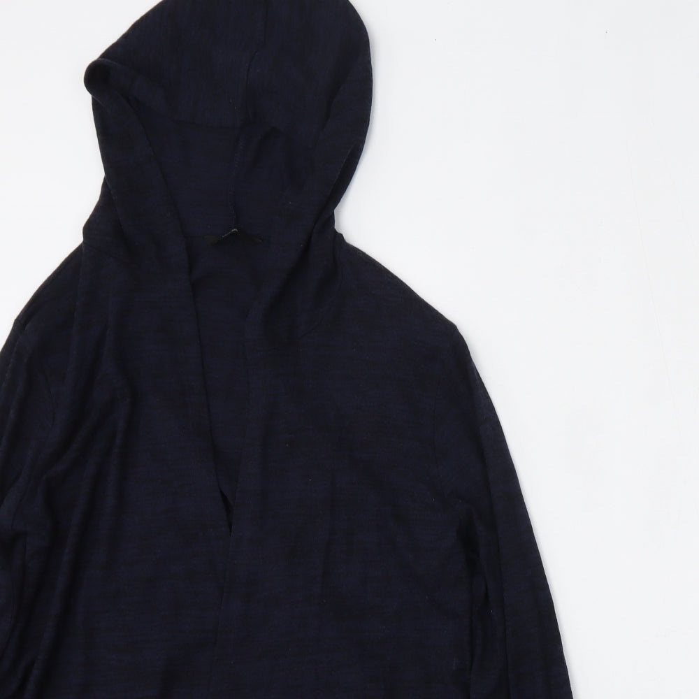 George Womens Blue V-Neck  Polyester Cardigan Jumper Size 12