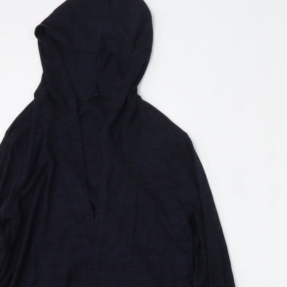 George Womens Blue V-Neck  Polyester Cardigan Jumper Size 12