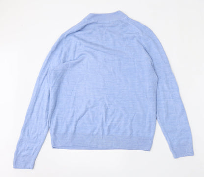Womens UK Size 14 Marks and Spencer Blue Pullover Jumper