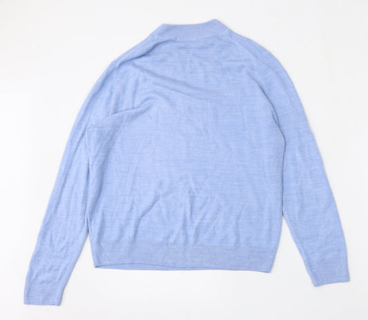 Womens UK Size 14 Marks and Spencer Blue Pullover Jumper