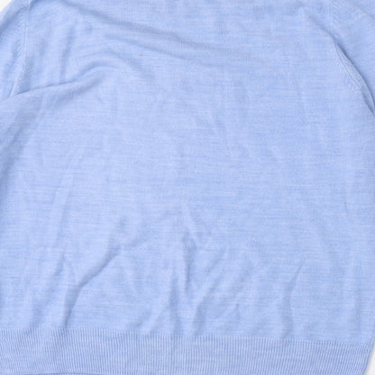 Womens UK Size 14 Marks and Spencer Blue Pullover Jumper